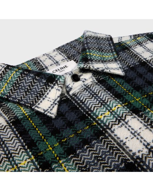 Céline Green Overshirt for men