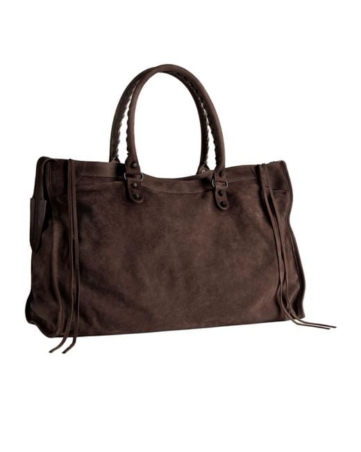 Balenciaga Brown Le City Bag Large for men