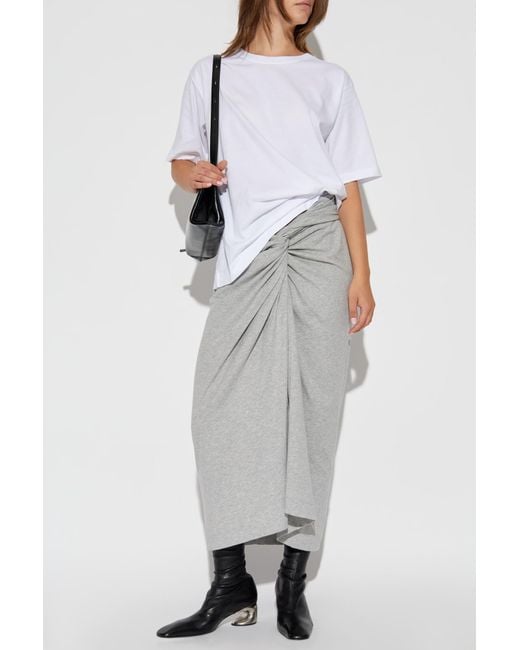 Dries Van Noten White Crewneck Short-Sleeved T-Shirt