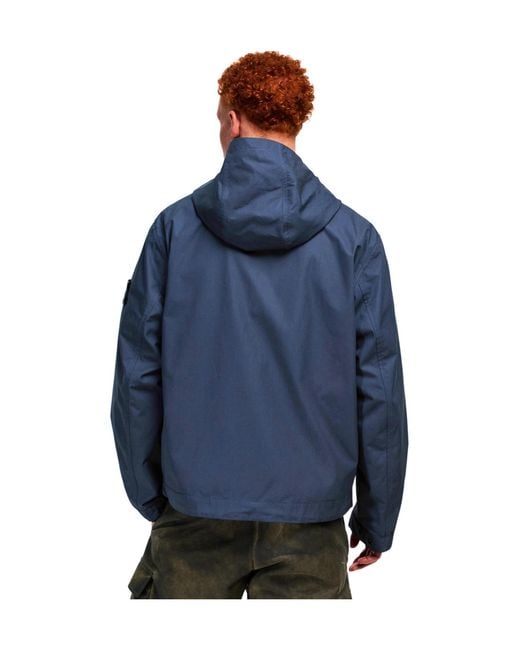 Stone Island Blue Versatile Cotton Jacket for men