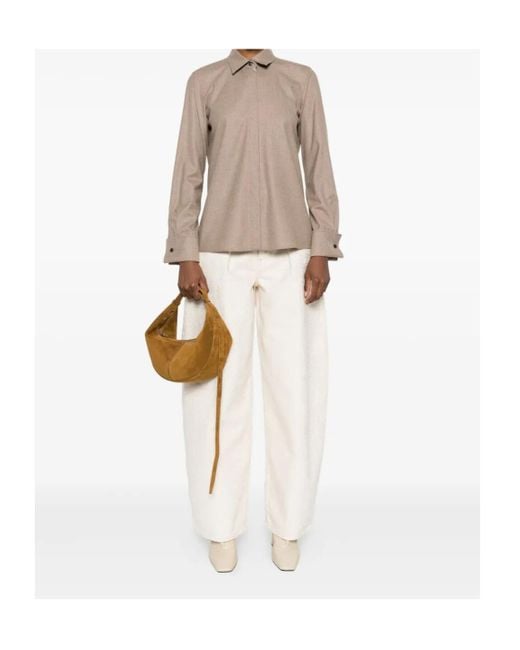 Max Mara Natural Shirts