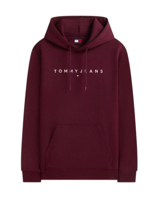 Tommy Hilfiger Purple Regular Logo Hoody for men