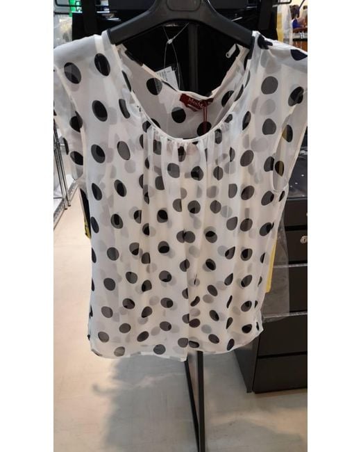 Max Mara White Crew Neck Top