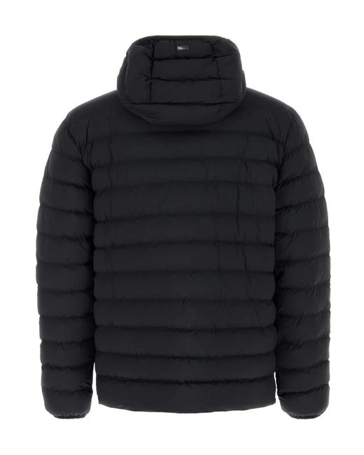 Herno Blue Stretch Nylon Jacket for men