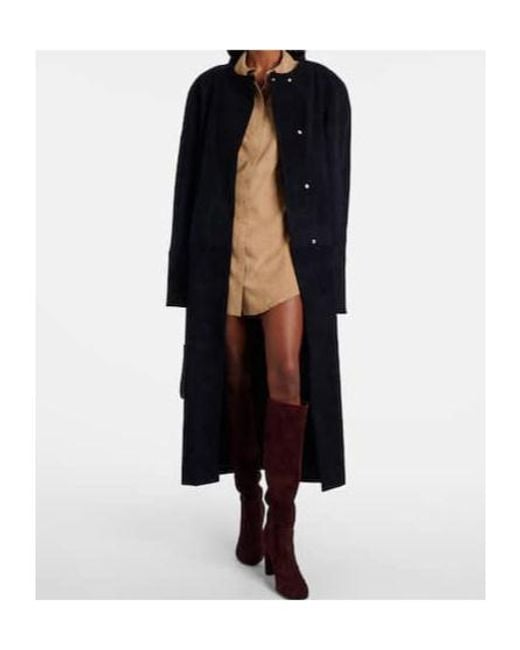 Stouls Natural Geraldine Suede Shirt Dress