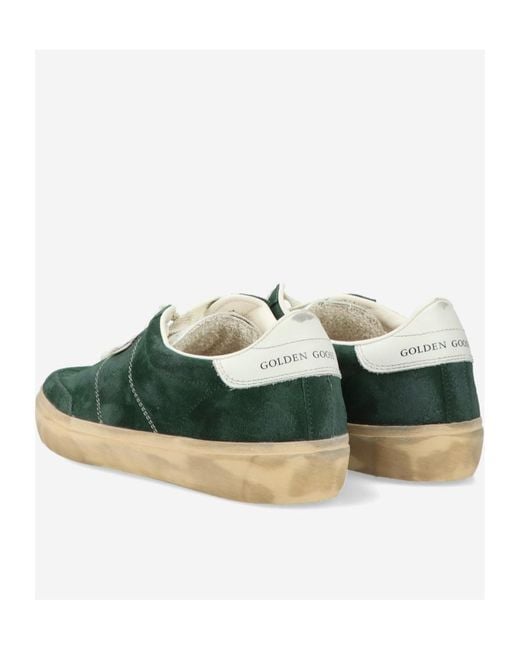 Golden Goose Deluxe Brand Green Soul Star Low-Top Sneakers