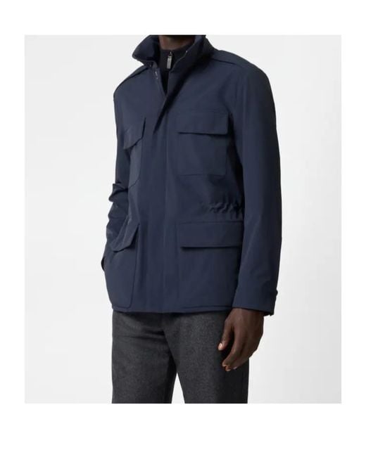 Tod's Blue Long-Sleeved Jacket for men