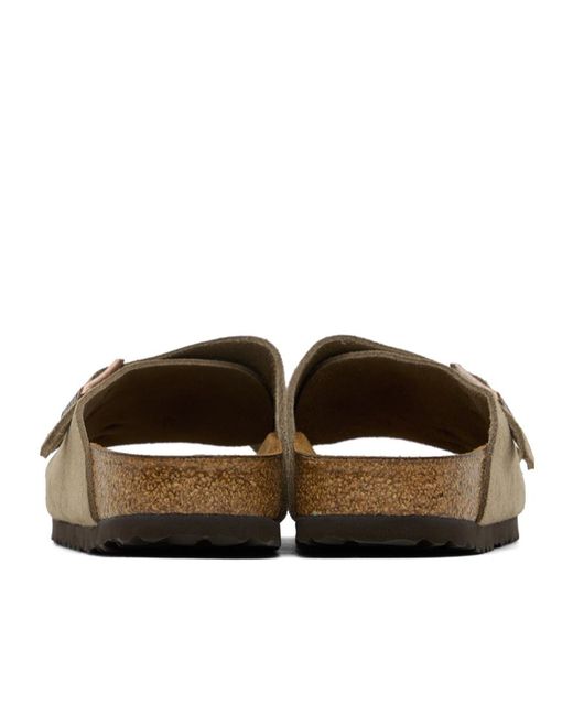 Birkenstock Brown Regular Z Ü Rich Slippers for men