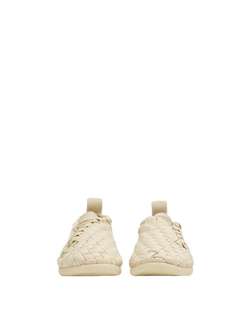 Bottega Veneta Natural Intrecciato Low-Top Sneakers for men