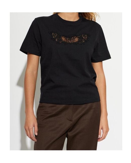 McQueen Black Short-Sleeved T-Shirt