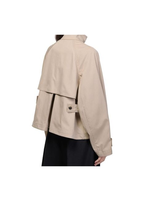 Loewe Natural Cropped Cotton And Silk Polo Shirt