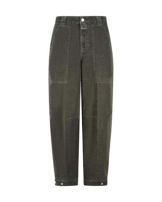 Closed Green Rhannon Wide-Leg Pants