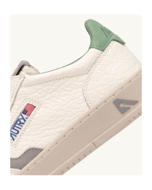 Autry Natural Medalist Low-Top Sneakers for men