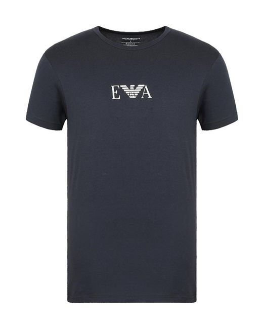 Emporio Armani Blue Logo Two-Piece T-Shirt Set for men
