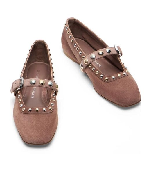 Stuart Weitzman Brown Perry Mary Jane