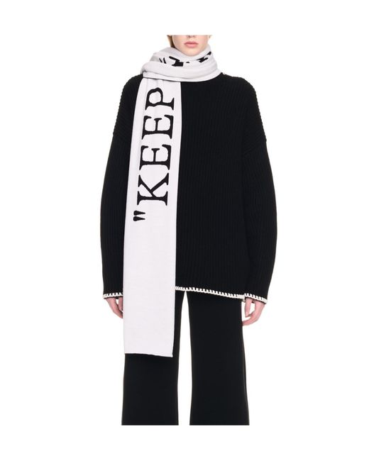 Off-White c/o Virgil Abloh Black Keep Warm Scarf