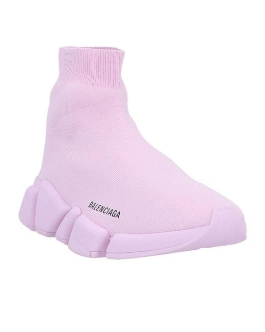Balenciaga Pink Socks Sneakers