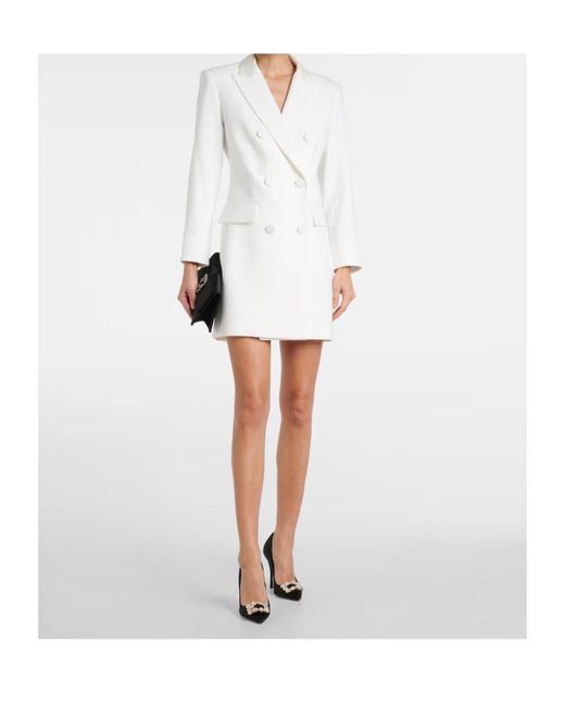 Veronica Beard White Elianna Blazer Minidress
