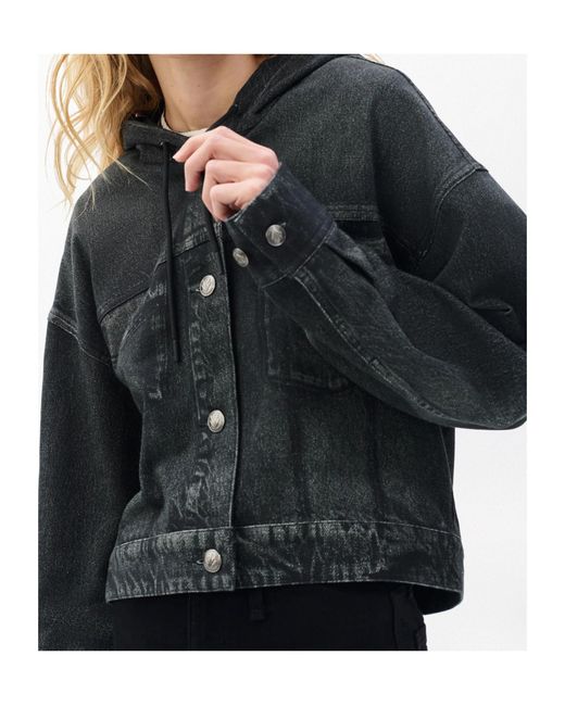 Rag & Bone Black Long Sleeve Denim Jacket