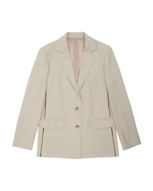 Helmut Lang White Helmut Single-Breasted Jacket