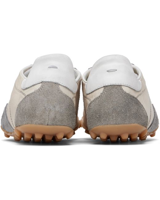Maison Margiela White Sprinters Lace-Up Sneakers for men