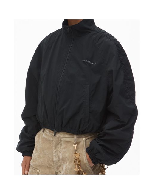 Alexander Wang Black Printed Logo Jacket