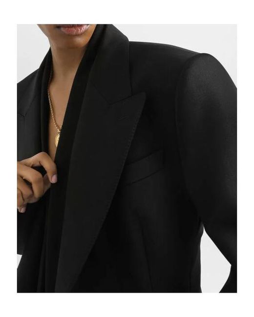 Dolce & Gabbana Black Sicilia Double-Breasted Blazer