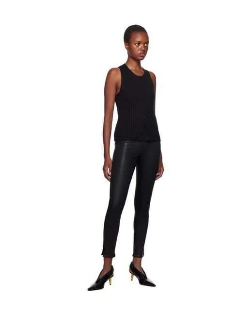 FRAME Black The Jetset Casual Pants
