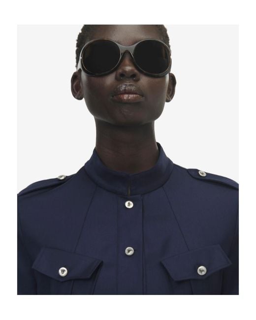 McQueen Multicolor Kate Round Sunglasses
