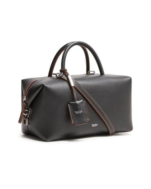 Max Mara Black Boston Medium Handbag