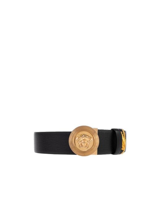 Versace White Pattern-Printed Belt for men