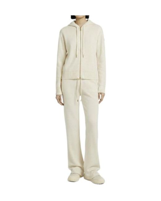Moncler Natural Wool Cashmere Jogging Pants