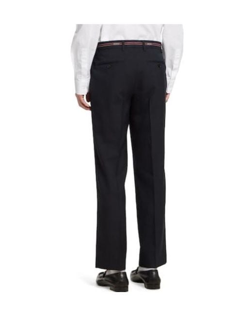 Gucci Black Straight-Leg Tailored Trousers for men