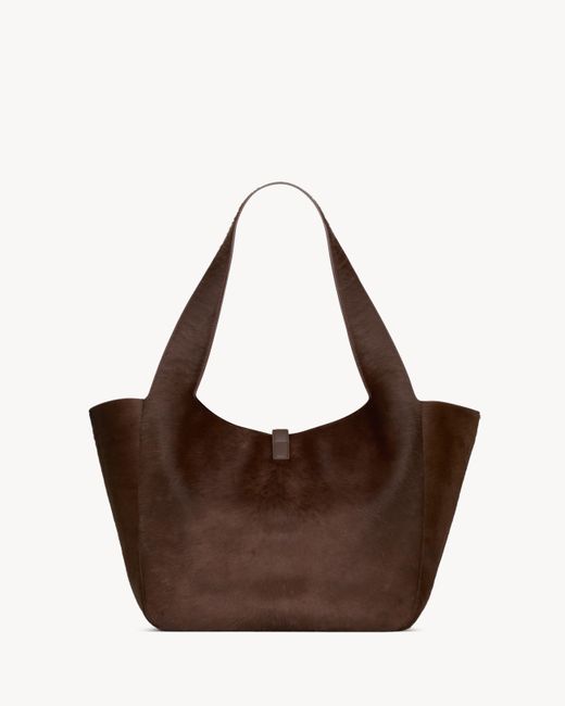 Saint Laurent Brown Le 5 À 7 Bea Tote Bag