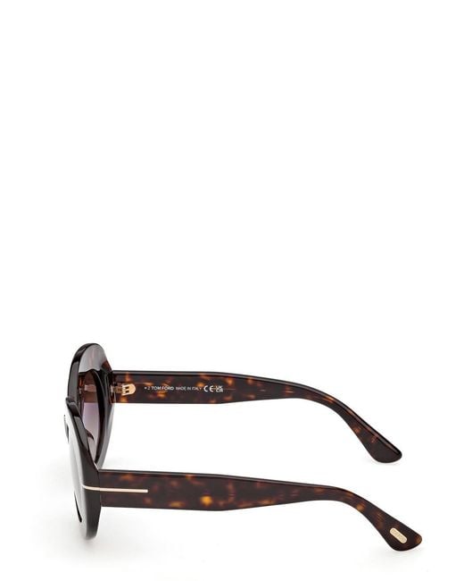 Tom Ford Multicolor Round-Frame Sunglasses