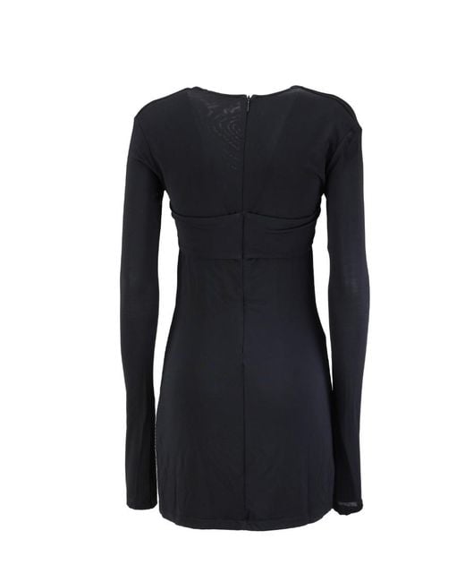 Ambush Black Cut-Out Detailed Mini Dress