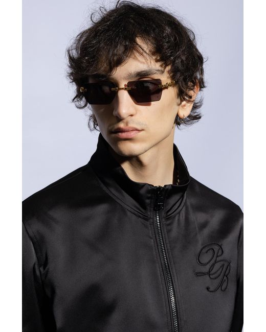 Balmain Multicolor Eyewear Pierre Rectangular Frame Sunglasses for men
