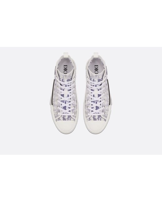Dior White Logo Casual Sneakers for men