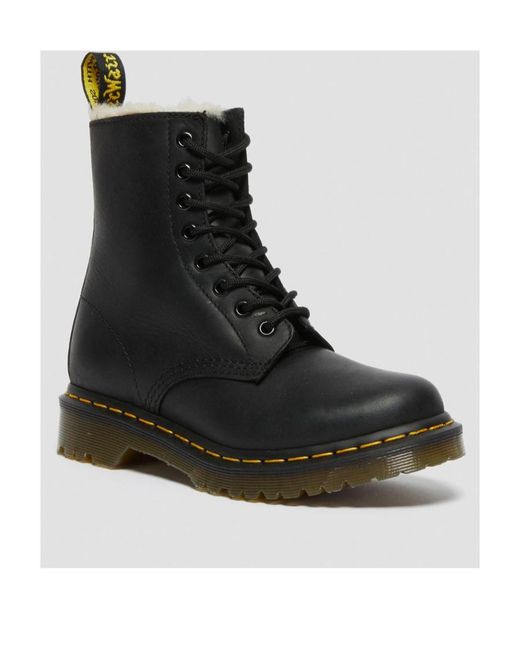 Dr. Martens Black Lacing Short Boots