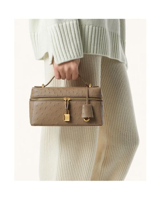 Loro Piana Brown Extra Bag L23 Shoulder Bag