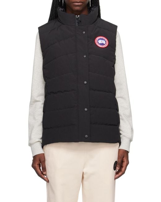 Canada Goose Black Freestyle High-Neck Down Gilet