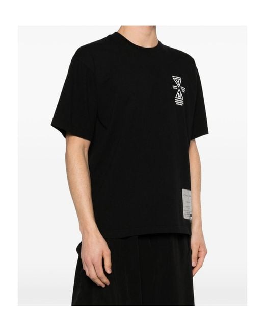 Yohji Yamamoto Black X Neighborhood Cotton T-Shirt for men