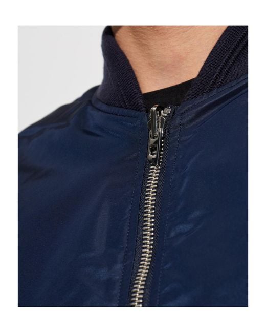 DIESEL Blue W-Type-D1 Winter Jacket for men