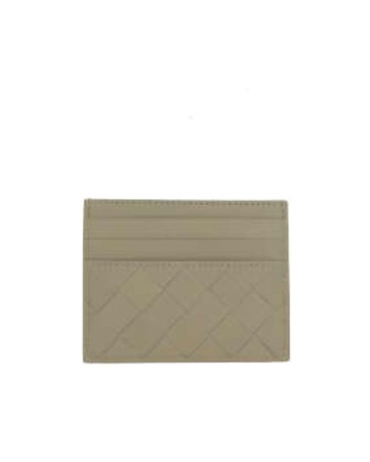 Bottega Veneta Natural Intrecciato Credit Card Case for men