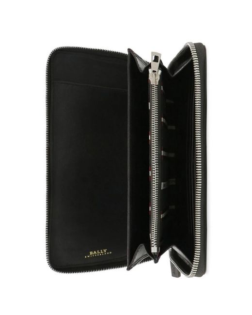Bally Black Logo Wallet for men