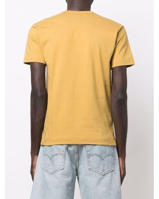 COMME DES GARÇONS PLAY Yellow Mini Heart T-Shirt for men