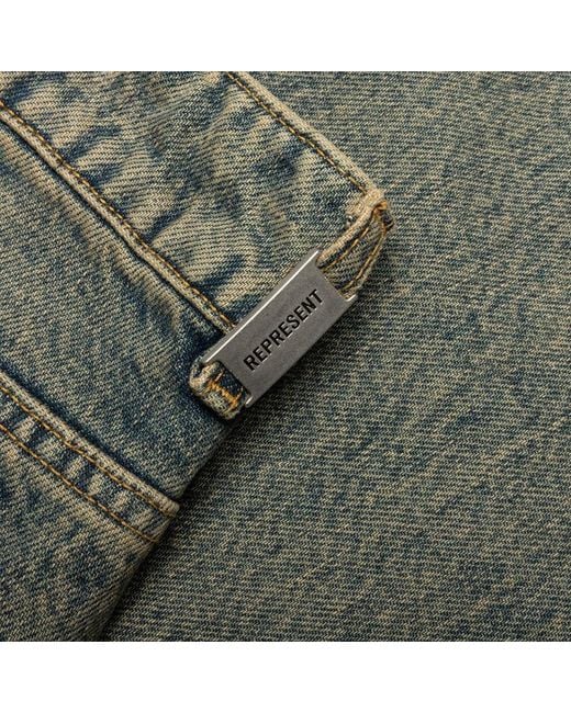 Represent Green R 3 Baggy Jeans for men