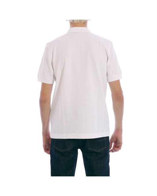 Dior White Homme Logo Polo Shirt for men