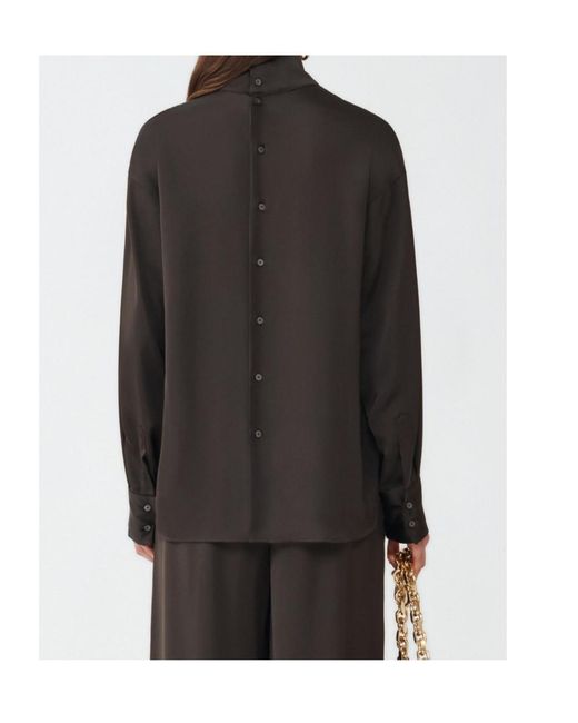 Fabiana Filippi Black Long-Sleeved Shirt