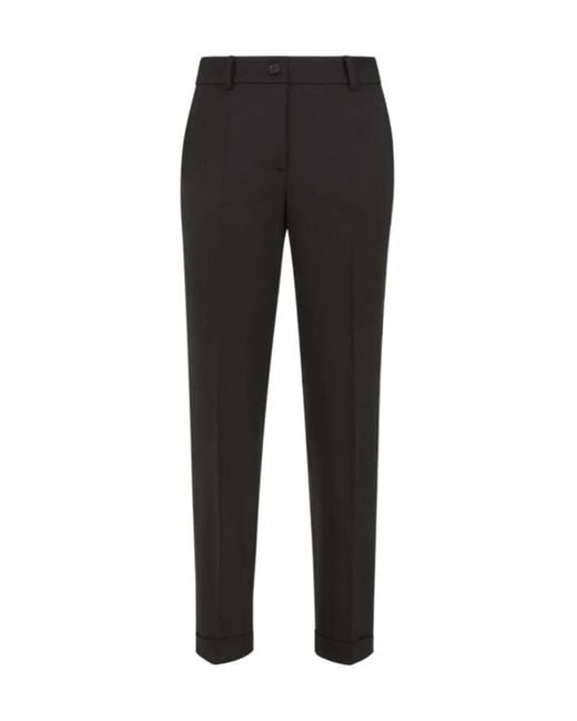 P.A.R.O.S.H. Black P.A.R.O..H. Gabardine Trousers